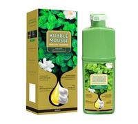 Bubble Mousse Shampoo colorante per capelli, 500 ml, colorante, colorazione intensiva con balsamo riflesso, casting crème gloss, colore marrone castano