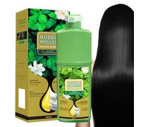 Bubble Mousse Shampoo, Mousse per capelli naturali con formula colorante vegetale, durevole, colorante per capelli in schiuma vegetale, ad azione rapida, tinture per capelli bolle, tinture per capelli