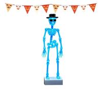 Bubble-Operated Skeleton Motion Decor: This aquarium decoration uses air
