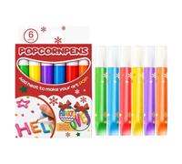 Bubble Pen - 6 Color Heat Activated Markers, 3D Drawing Tool