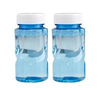 Bubble Solution Refill - Concentrated Bubble Liquid for Kids Outdoor Play | 2 Pack Easy Carry Soap with Refills Bubbles Machine Toy, Maker, Portable Party for Fun Solution Random Color