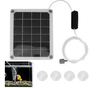 Bubble Stagno con Pompa di Ossigeno Solare, Set di Ventilazione Compatto | di Ventilazione Ecologico per acquari con Funzione di Ricarica USB, Backup Wireless per Il