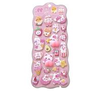 Bubble Sticker - 3D Toddler Stickers, 3D forte adesivo Cat Animal Theme Decals, Water Bottle Sticker | Tiny Stickers for Phone Case Fun Family Friends Indoor Outdoor Fridge Planner Car Bottles