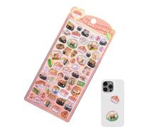 Bubble Stickers - Funny Animal 3d Resin Bubble, Toy Sticker Sheet,japanese Crystal Sushi Style Decals Strong Adhesive Fun Stickers, for Kids Teens Adults on Pencil Case | Tablet Cup Luggage