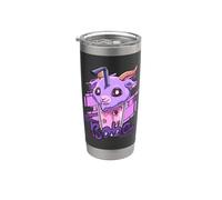 Bubble Tea Baphomet - Bubble Tea Gotico Boba Devil Bicchiere termico in acciaio inox doppia parete