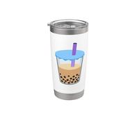 Bubble Tea Costume da tè boba Bicchiere termico in acciaio inox doppia parete