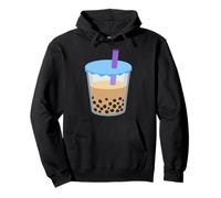 Bubble Tea Costume da tè Boba Felpa con Cappuccio