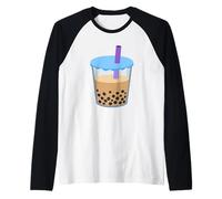 Bubble Tea Costume da tè Boba Maglia con Maniche Raglan