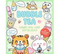 Bubble Tea | Kawaii - Mal-und Rätselbuch: Süßes Mal- und Rätselbuch im Kawaii-Stil mit Bubble-Tea-Motiven - Mit Stickern, Labyrinthen, Ausmalbildern und Kreativspaß für Kinder ab 5 Jahren