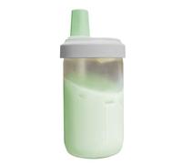 BUBBLE TEA TUMBLER CAP - tazza di paglia trasparente, bottiglia di coperchio per fuoriuscita | 2.95x2.95x7.87 pollici contenitore bevanda portatile, tazza di bevande leggera, bottiglia per viaggi all'