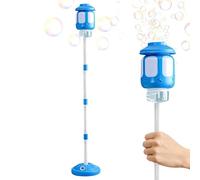 Bubble Tower Machine, Outdoor Party Toy, 43.31×7.09inch Adjustable Height Light Up Bubble Blower with Music System, Sturdy Polymer Column Design, Fun Celebration Style Device for Garden Use