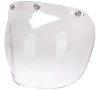 BUBBLE VISOR smoke VISIERA BOLLA CASCO MOTO ORIGINE FUME' IN STILE RETRO'