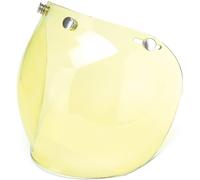 BUBBLE VISOR Yellow VISIERA BOLLA CASCO MOTO ORIGINE GIALLA STILE RETRO'