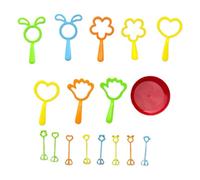Bubble Wand - Bubble Wands Set per le | Set di bolle giganti | Perni Sett con diverse forme | Ricarica Pack Summer Party Park Beach Fun | Festa di attività all'aperto Summer F