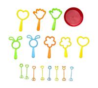 Bubble Wand, Flower Bubble Toy, Interactive Beach Game, 17 Pieces Play Set, Outdoor Entertainment for Birthday Carnival Classroom Backyard Wedding Activities, 3.54x3.54x0.79 Inches