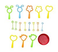 Bubble Wand, Flower Bubble Toy, Interactive Outdoor Game, 17, Sturdy Fun Activity for Birthday, Easter, Carnival, Classroom, Backyard, Wedding, and Girls' Playtime