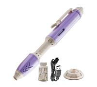 Bubble Wand Machine | Handheld Pen Shape Automatic Foam Maker | Light Up Bubble Wand | for Outdsoor Backyard Pool Beasch Park Lawn Garden Summser Wedding