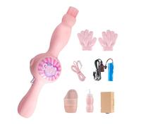 Bubble Wand Machine, Kids Maker Machine, Electric Blower, Sturdy Creative Light Up Toy, 12.2x2.76x1.97 inches Stylish Vibrant for Boys Girls Parties Garden Pool Fun