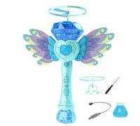 Bubble Wands, Bubble Wands for Kids | Set di spazzaneve a bolle da principessa ricaricabile USB,Attività di intrattenimento da spiaggia all'aperto, Forniture per feste per giovani ragazze