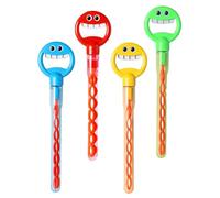 Bubble Wands For Kids - Set di 30 pezzi, colori assortiti e dimensioni, Large & Small Wands For Summer Outdoor Fun, soluzione inclusa; Perfect For Birthday Parties, and Favors