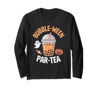 Bubble-Ween Par-Tea Halloween Boba Tea Maglia a Manica