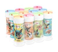 Bubble World Bolle di Sapone Bing Set 12 Pezzi Shrink da 60ml. Regalini Fine Festa Compleanno Bambini Gadget Invitati. Liquido con Gioco Labirinto sul Tappo. Gadget compleanno Made in Italy