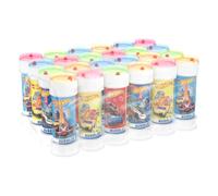 Bubble World Bolle di Sapone Hot Wheels Set 24 Pezzi Shrink da 60ml. Regalini Fine Festa Compleanno Bambini Gadget Invitati. Liquido con Gioco Labirinto sul Tappo. Gadget compleanno Made in Italy