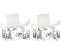 Bubble World - Bolle di sapone PAW PATROL per bambini - Party Pack confezione 12 pz da 60 ml - Gadget compleanno a tema Cagnolini - Made in Italy (Confezione da 2)