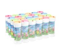 Bubble World Bolle di Sapone Peppa Pig Set 24 Pezzi Shrink da 60ml. Regalini Fine Festa Compleanno Bambini Gadget Invitati. Liquido con Gioco Labirinto sul Tappo. Gadget compleanno Made in Italy