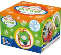 Bubble World Magic Bucket Macchina Sparabolle Automatica Giocattolo per Feste e Bambini con Liquido Ipoallergenico Incluso Professionale e Sicuro