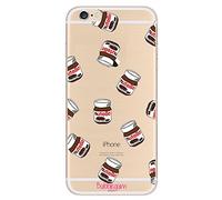 Bubblegum®, custodia morbida protettiva artistica in TPU per iPhone, collezione Funny Food, Chocolate Spread, iPhone 4 4s