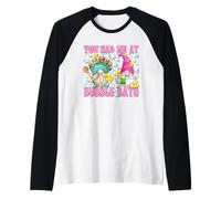 Bubbles GNOME Couple Graphic Funny Saying for My Valentine Maglia con Maniche Raglan