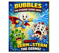 Bubbles the Hygiene Super Hero: Fight Off Lerm and Sterm the Germs!: Comic Book Style