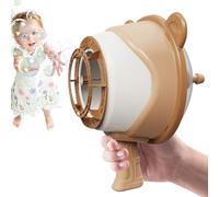 Bubbles Toy, Bubble Maker, 13.78x9.45x7.09 Inches No Battery Design and Manual Blower Function, Outdoor Play Equipment for Kids, Boys, Girls, Age 3+, Water Game Fun, Backyard