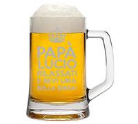 bubbleshirt Boccale Birra PERSONALIZZABILE Papà Festa del Papà Rilassati e bevi una bella birra ca 50 cl