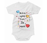 bubbleshirt Body Neonato Divertente Me lo ha regalato la mia zia preferita - body zia - Idea Regalo