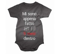 bubbleshirt Body Neonato Mi sono appena fatto 9 mesi dentro - body divertenti neonato