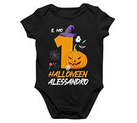 bubbleshirt Body Neonato Personalizzabile Halloween Il Mio Primo con Nome Bodino Divertente per Uso diurno