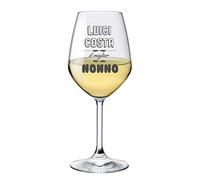 bubbleshirt Calice Vino Personalizzato con Nome e Anno Incisione Il miglior Nonno dal - Compleanno - Idea Regalo - Bicchiere in Vetro Chiaro, 500ml