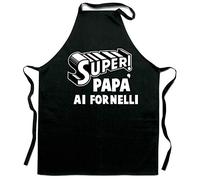 bubbleshirt Grembiule da Cucina Divertenti miglior papà ai fornelli - Idea Regalo