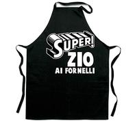 bubbleshirt Grembiule da Cucina Divertenti Miglior Zio ai fornelli - Idea Regalo