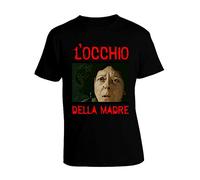 bubbleshirt T-Shirt Ragionier Ugo L'occhio della Madre - corazzata Kotiomkin Film Cult Maglietta Manica Corta Nera Taglia XL