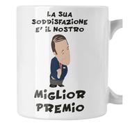 bubbleshirt Tazza Mug in ceramica Film cult anni 80 - Vieni avanti cretino - dottor thomas - humor - trash - idea regalo