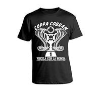bubbleshirt Tshirt Film Cult Anni '80 Coppa Cobram - vincila con la Bomba - Citazioni Film Anni '80 - Trash - Vintage- Humor