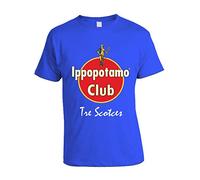 bubbleshirt Tshirt Ippopotamo Club - Tre Scotces - Calboni - Citazioni - Film Cult
