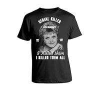 bubbleshirt Tshirt La Signora in Giallo - Angela Fletcher - Serial Killer Academy - I Killed Them i Killed Them all - in Cotone