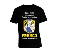 bubbleshirt Tshirt [Personalizzabile] Mestieri Meccanico Sono Tutti Meccanici, finchè Non Arriva [Nome] Il Vero Meccanico - t-Shirt Divertenti Uomo