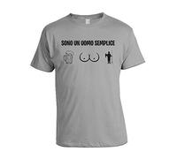 bubbleshirt Tshirt Sono Un Uomo Semplice Pesca - passioni Tshirt Simpatiche e Divertenti - Idea Regalo