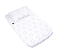 Bubblin Lenzuola Compatibili 83x50 cm 3 Pezzi Federa Cuscino + Lenzuolo Superiore a Sacco + Coprimaterasso con Angoli 100% Cotone (Stella)