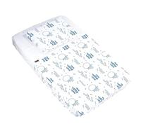 Bubblin Lenzuola Next to Me Compatibili 83x50 cm Set da 3 Pezzi Federa Cuscino + Lenzuolo Superiore a Sacco + Coprimaterasso con Angoli 100% Cotone OEKOTEX Parure per Culla Cosleeping Next2Me (Medusa)